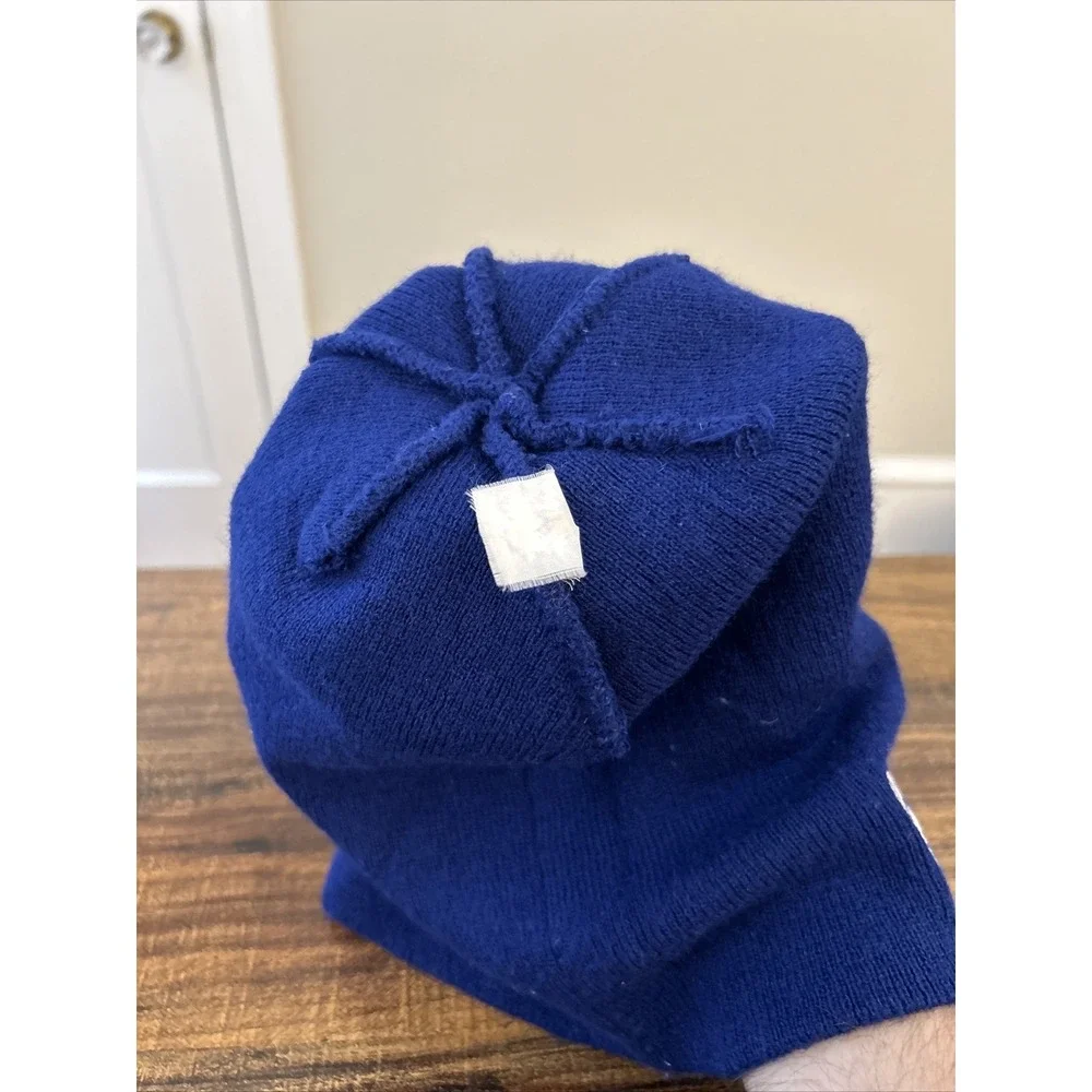 New York Giants Beanie Adult Blue One‎ Size Cuffed NFL Team Apparel With Pom